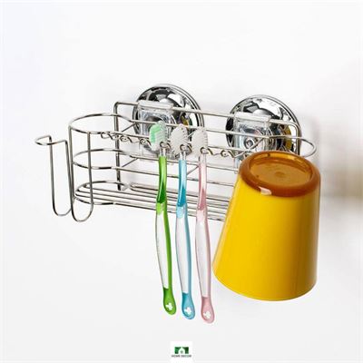 Giá đỡ cốc đánh răng inox hít chân không CK014